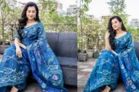 শাড়িতে-স্নিগ্ধ-সাজে-বুবলী,-বললেন-ঐতিহ্যের-কথা