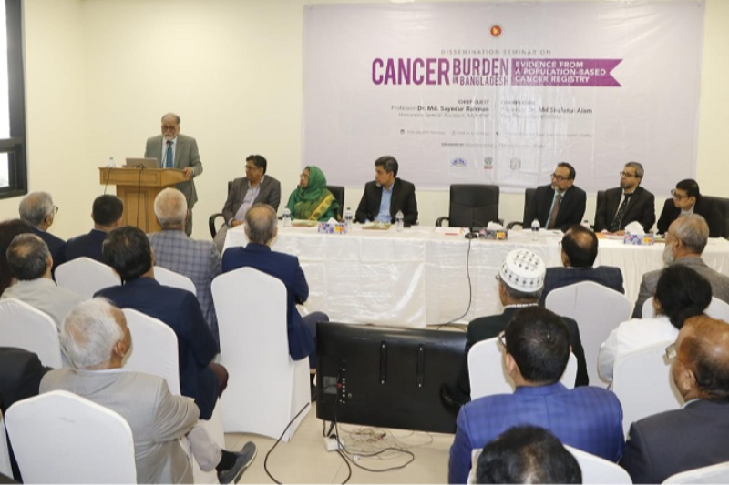 দেশে ক্যান্সার আক্রান্ত রোগীর সংখ্যা লাখে ১০৬ জন