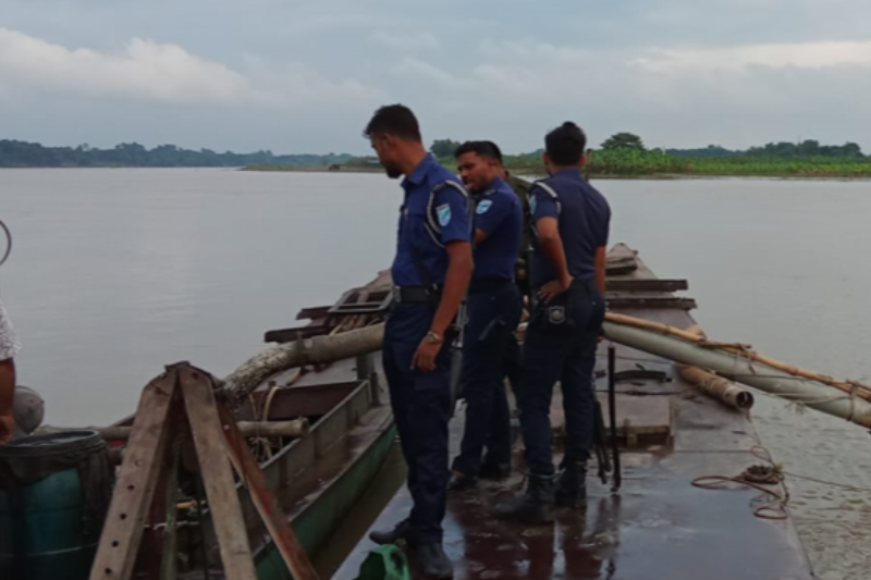 সুনামগঞ্জে অবৈধভাবে বালু উত্তোলন করায় ৬ জনের কারাদণ্ড