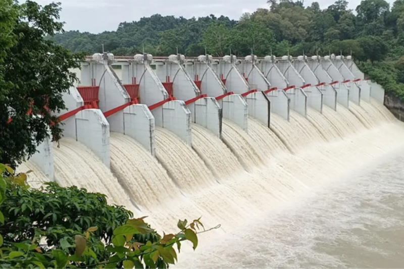খুলে দেয়া হলো কাপ্তাই বাঁধের ১৬ কপাট
